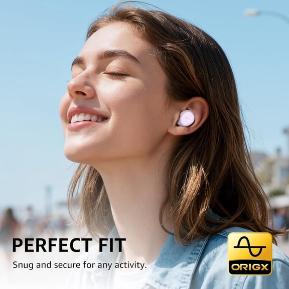 ASIASN-A1 Wireless Earbuds Bluetooth 5.3 Light Weight in Ear IPX5 Waterproof Headphones 2 Mic for AI Calls, Immersive Premium Sound Bass Headset with Charging Case, 32 Presets EQ Customization via Ap