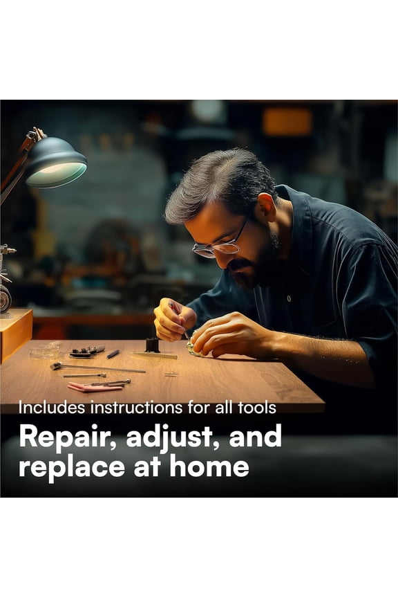 -Alliance Watch Repair Tool Kit - Watch Link Removal Kit - Tools & Kits for Sizing w Pin & Back Removal - Case Opener - Resizing Strap Band Adjustment - Link Remover - Box Case