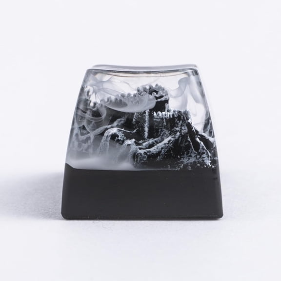 ASIASN-Artisan Keycaps The Great Wall Shape SA Profile Handmade Keycap Escape Keycap Resin for Mechanical Keyboard