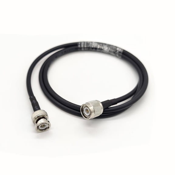 ASIASN-BNC Male to TNC Male 180 Degree Coaxial Cable with RG223/RG58 - Pre-Assembled for Wireless Communication & LAN