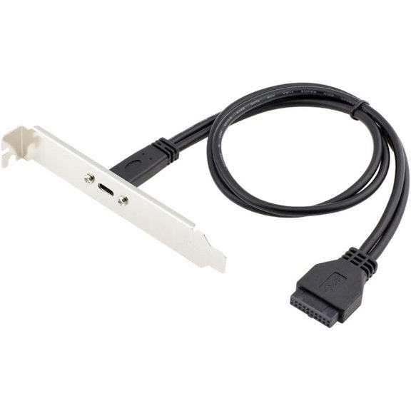ASIASN-Cable USB 3.1 Type C USB-C Female to USB 3.0 Motherboard 19Pin 20Pin Header Cable Single Port
