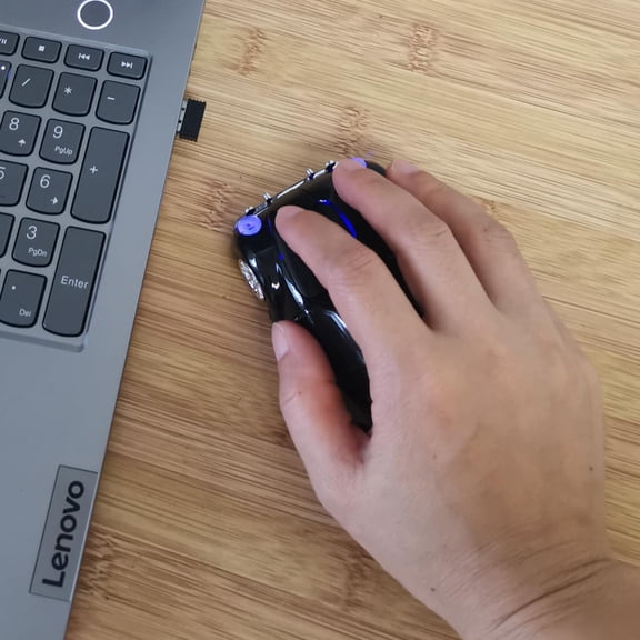 ASIASN-Car Mouse for Computer, Cool and Cute Car-Shaped Mouse, Wireless 2.4Ghz Optical Mice for Laptop PC Mac (Black)