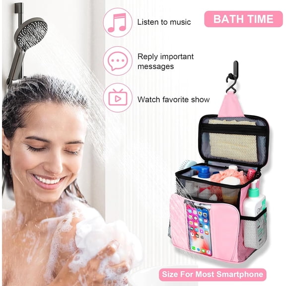 ASIASN-College Dorm room Essentials for Girls, Quick Dry Mesh Shower Caddy, Travel Cruise Ship Essentials,Travel Toiletry Bag for Women, Large Makeup Organizer for Full-Sized Toiletries Gifts for Wom