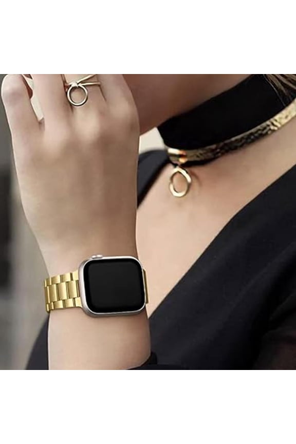 -Compatible with Cubitt Viva Pro Smart Watch Band, Quick Release Stainless Steel Metal Replacement Strap Bracelet Compatible for Cubitt Viva Pro, Viva, Aura Pro 2, 1 / Aura 2, 1 / Terra Smart