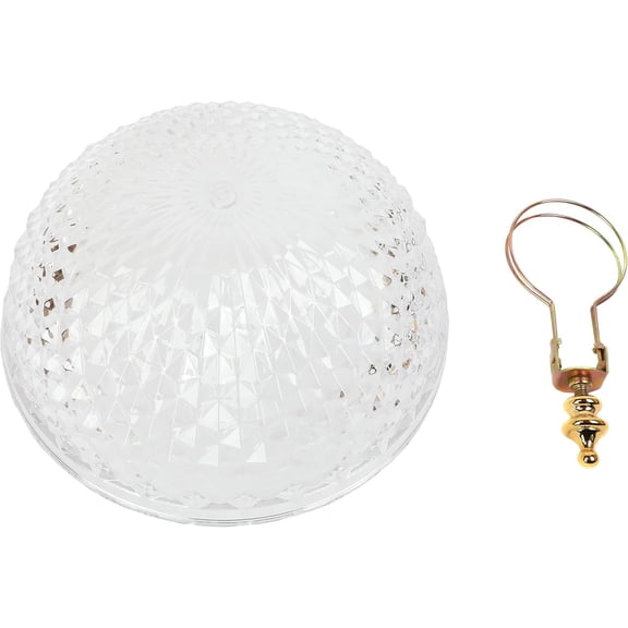 ASIASN-Elegant Clip On Ceiling Light Cover, Clear