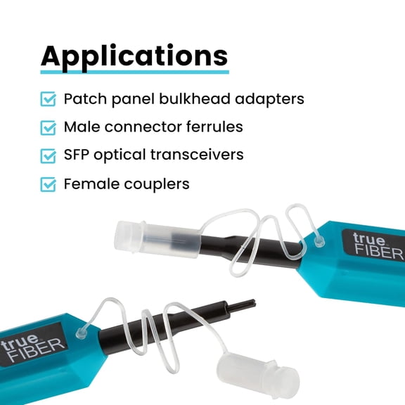 ASIASN-Fiber Optic Dual Position Pen Click Cleaner, SC/ST/FC, 800+ Cleans, UPC/APC Connector Ferrules, 2.50mm, 1 pc