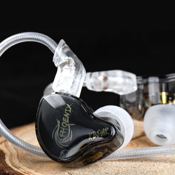 ASIASN-KBEAR Phoenix Wired Headphones USB C, Type C Earbuds 10MM DD+PET Ear Buds Wired IEMs, Undetachable One-Piece Stereo Clear Sound Gaming Earbuds IEM Earphones for Singers Musicians