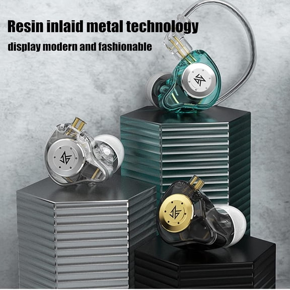 ASIASN-KZ EDX PRO Gaming Earbuds HiFi Deep Bass in Ear Monitors with 1DD, IEM for Gaming Wired IEM Earphones Headphone with New 10mm Dynamic Driver Detachable Cable for Video Music Church (Black, wit