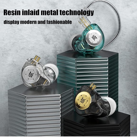 ASIASN-KZ EDX PRO Wired Earbuds Earphones in Ear Monitor 1DD Wired Ear Buds HiFi Deep Bass with 1DD New 10mm Dynamic Driver Over Ear Headset with Detachable Cable