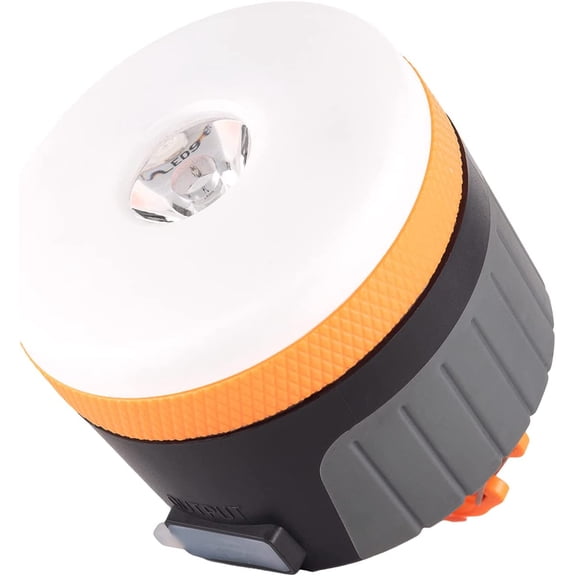 ASIASN-LED Camping Light, Rechargeable Lantern with Magnet Base, 4400 mAh, Survival Kit for Emergency, Hurricane, Outage, Large Orange, 1 Pack