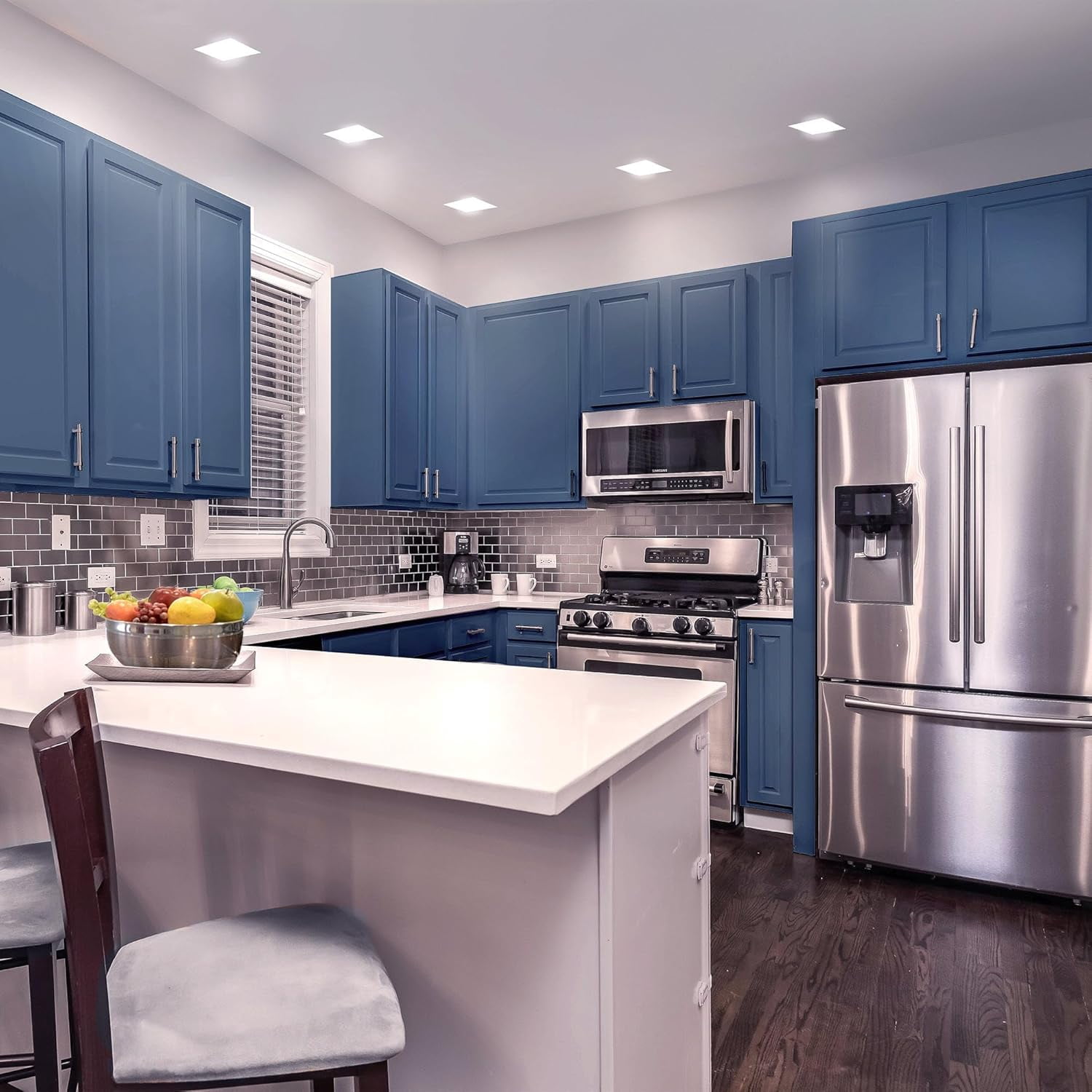 ASIASN-LED Retrofit Downlight with Stepped Baffle, CCT Selectable 2700K ...