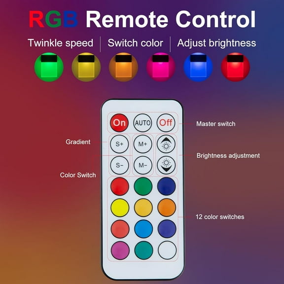 ASIASN-LED Wall Light for Room Decor, 4000mAh Battery Operated Wall Sconce,12 Colors RGB Remote Control Dimmable Night Light Rechargeable, Magnetic Cordless Wall Light for Bedroom Living Room