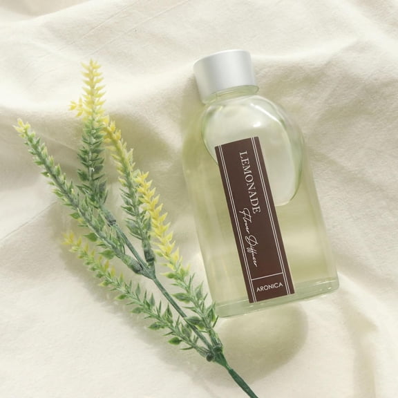 ASIASN-Lemon Scented Air Freshener, Reed Diffuser Scent for Apartment, Lemon Infussd Room Freshener, Citrus House Scent, New Apartment Essentials, House Warming Gifts New Home