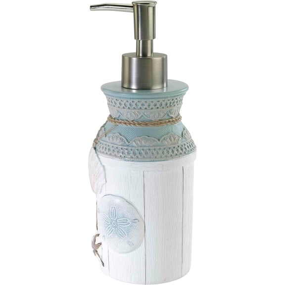 ASIASN-- Lotion Pump/Soap Dispenser, Countertop Accessories, Farmhouse Chic Bathroom Decor (Farmhoue Shell Collection)
