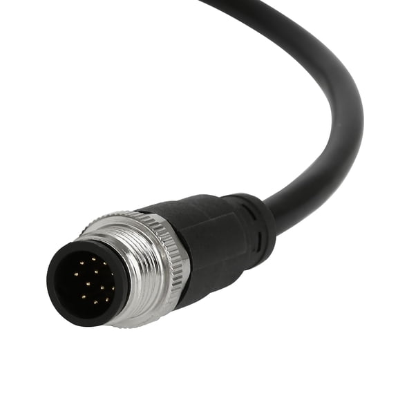 ASIASN-M12 Connector Cable (12 pin Male, 1m)