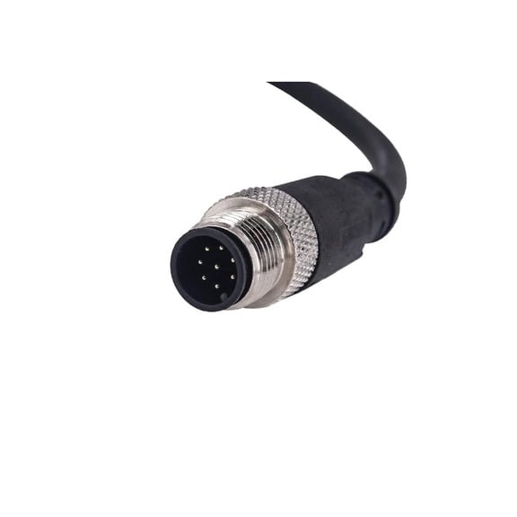 ASIASN-M12 Connector Cable (8 pin Male, 2m)