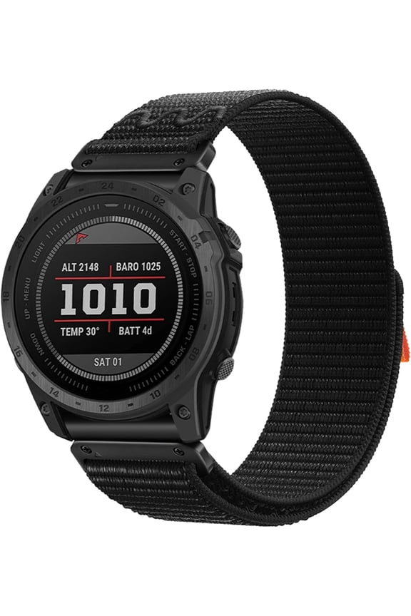 -Nylon 22mm Quickfit Watch Band Compatible with Garmin Fenix 5,Fenix E/8/7/6/5,Forerunner 935/965, Nylon Wristband Strap for Fenix 7 Pro/6 Pro/Approach/MARQ/Instinct