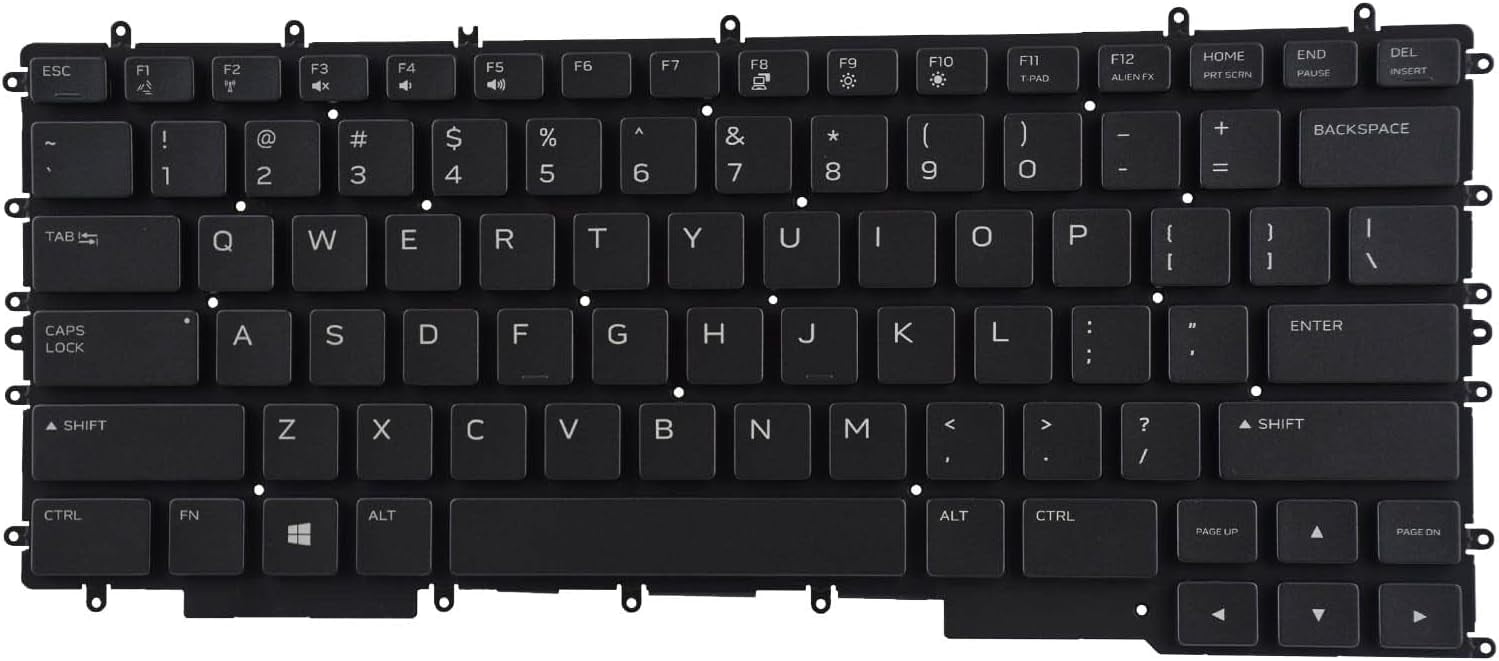 ASIASN-Replacement Keyboard Compatible with Dell G7 15 G7500 G7 7500 ...