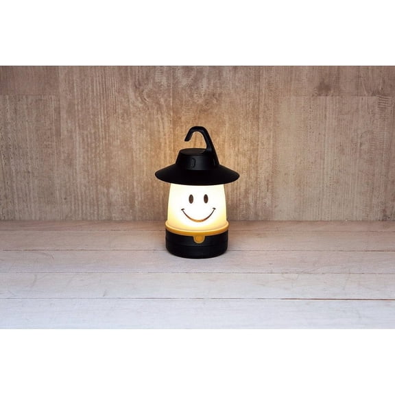 ASIASN-SMiLE Soft LED Night Lantern - Black - Hanging Lamp, Battery-Operated