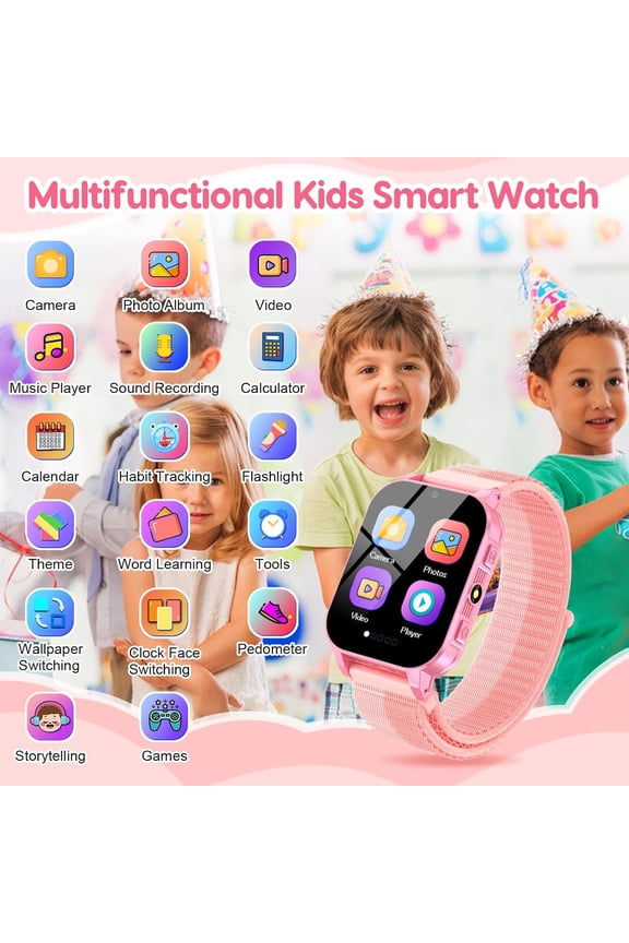 -Smart Watch for Girls Ages 4-8