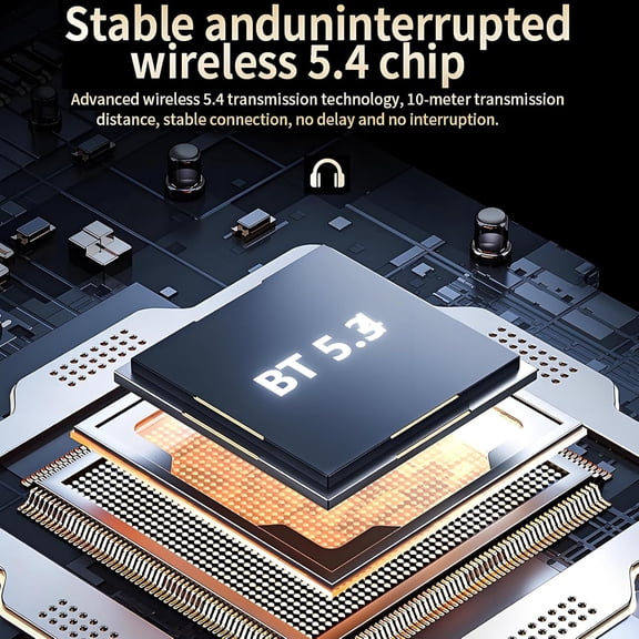 ASIASN-TWS Earbuds Bluetooth Headphones Wireless Ear Buds with Touch Screen, ANC ENC Noise Cancelling Transparency Mode for iOS Android Pad (Black) (Black)