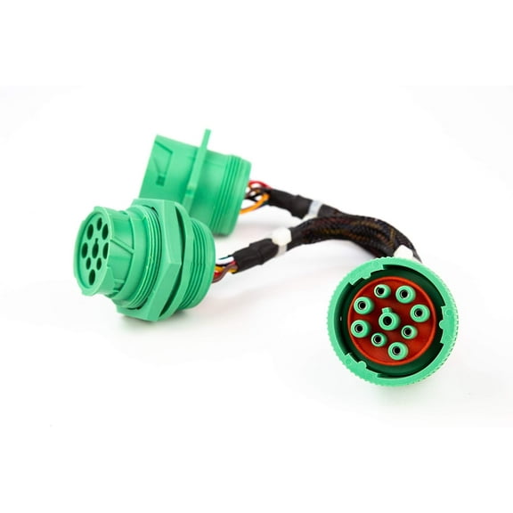 ASIASN-TYPE2 SAE J939 Splitter Y Cable 9pin Data Power Extension Cable for Truck ELD GPS Tracker Diagnostic Tools