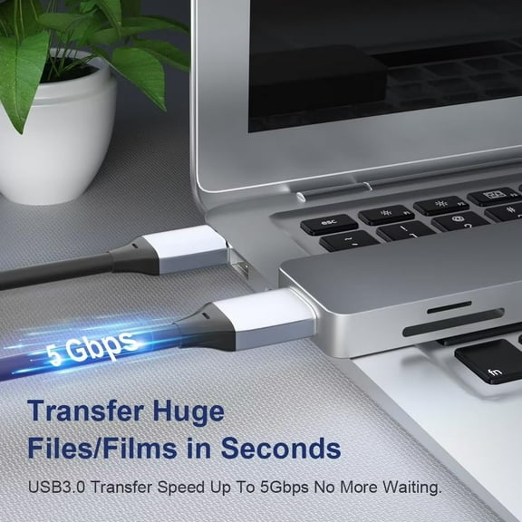 ASIASN-USB 3.0 Cable, 25ft 5 Gbps SuperSpeed Data Transfer, A to A Male Cable, Compatible With KVM Switche, Industrial Equipment, Double Cord, Ideal for Data Bridging and Lab Device