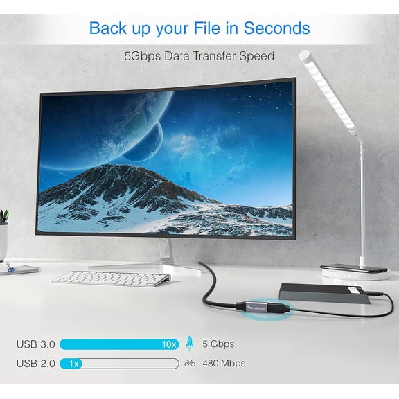 ASIASN-USB 3.0 Extension Cable (3FT - 2 Pack, 5 Gbps, in-Wall CL3 Rated, Type A Male to Female Cord) - Short USB Repeater Extender for VR Headset, Printer, Hard Drive, Keyboard, Mouse, Xbox