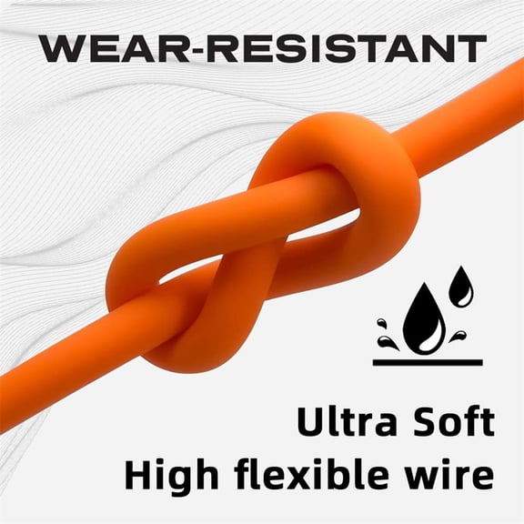 ASIASN-USB3.2 Cable 20Gbps Ultra Soft High Flex 100W 8K 5K 4K USB4.0 Hyper Super Flexible Cord Male to Male 200CM