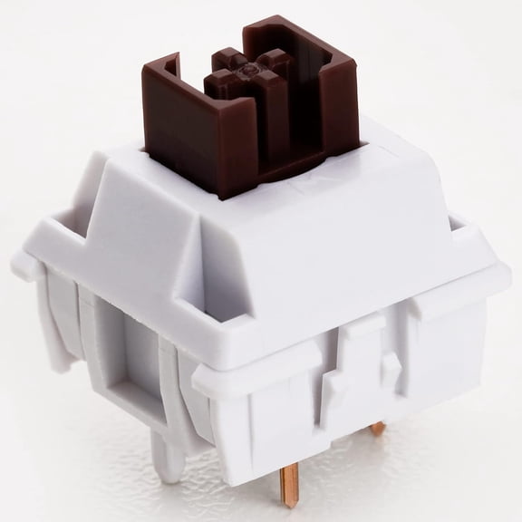 ASIASN-WS Brown Mechanical Keyboard Switches, 5 Pin Pre Lubed Tactile Switches for Mechanical Gaming Keyboard (35pcs)