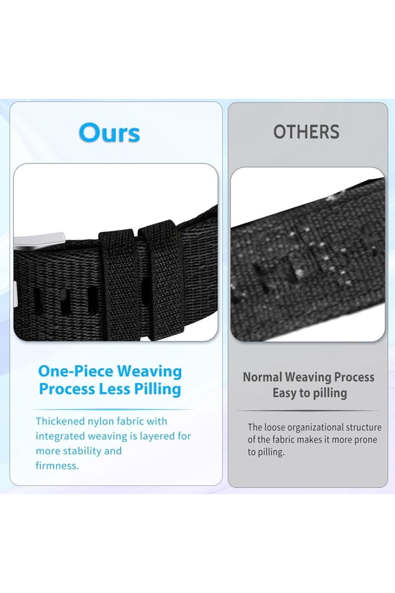 -for Fenix 7 Band/Fenix 6 Band 22MM Nylon Watch Band for Fenix 7 Pro/Fenix 6 Pro/Fenix 5