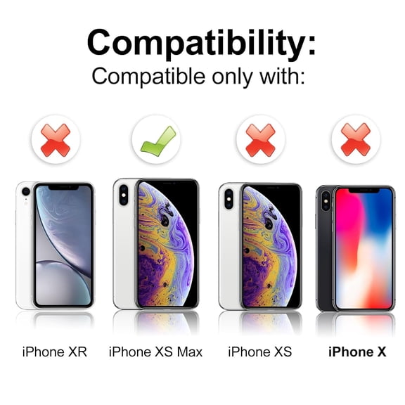 ASIASN-for iPhone Xs MAX Front Camera Replacement 6.5 Inch for iPhone Xs MAX OEM Facing Lens Module Structured Light Receiver Transmitter Connector Replace for A1921, A2101, A2102, A2103, A2104