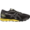 thumbnail image 1 of ASICS 1011A169-003: Men's Gel-Nimbus 21 Black/Lemon Spark Running Shoe (11.5 D(M) US Men, Black/Lemon Spark), 1 of 2