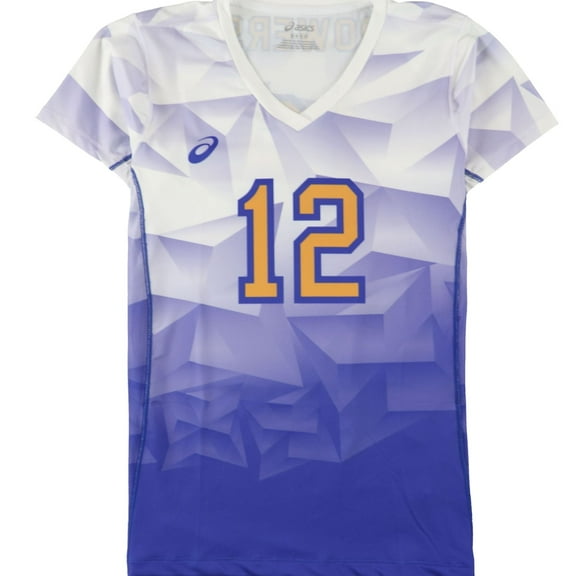 ASICS Boys Sublimated Volleyball Jersey, Blue, Big Kids (8-20), M