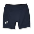 thumbnail image 1 of ASICS Girls 4 Inch Volleyball Athletic Workout Shorts, Blue, Big Kids (8-20), L, 1 of 3