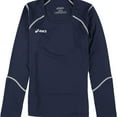 thumbnail image 1 of ASICS Girls JR Volleycross Jersey Basic T-Shirt, Blue, Big Kids (8-20), XL, 1 of 2