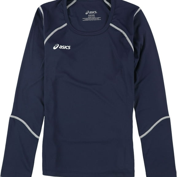 ASICS Girls JR Volleycross Jersey Basic T-Shirt, Blue, Big Kids (8-20), XL