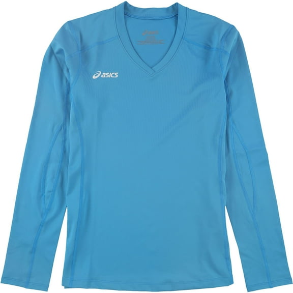 ASICS Girls Roll Shot Jersey, Blue, Big Kids (8-20), L