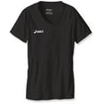 thumbnail image 1 of ASICS Girls Solid Jersey, Black, Big Kids (8-20), M, 1 of 6
