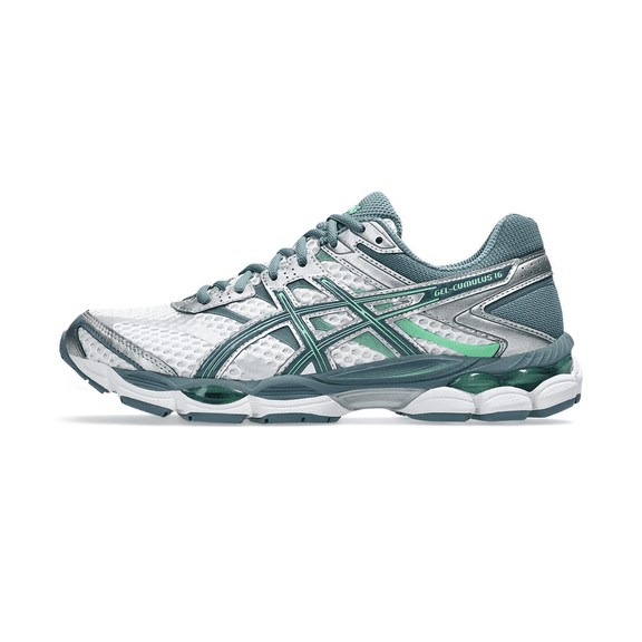 ASICS MENS GEL-Cumulus 16 "White / Ironclad" 1203A733 100 1203A733 100 from Stadium Goods