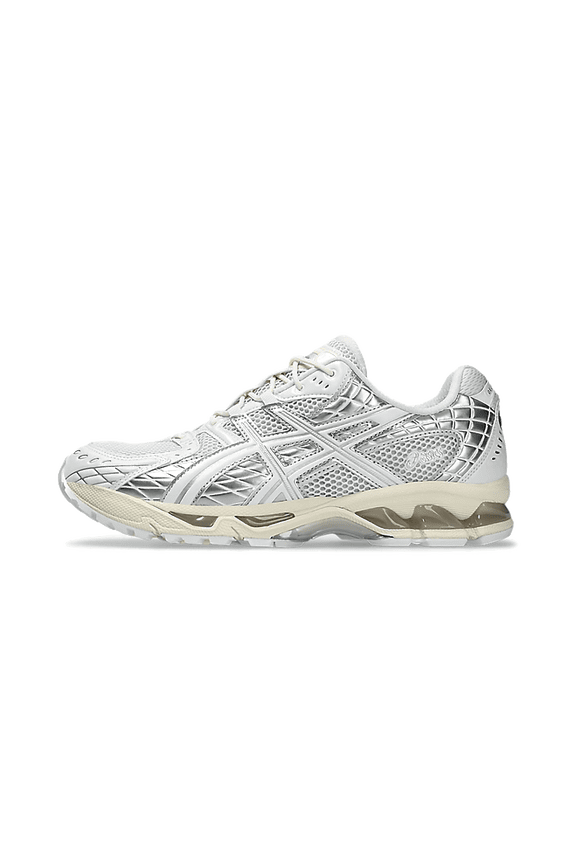 MENS GEL-Nimbus 10.1 "White / Pure Silver" 1203A761 100 from Stadium Goods