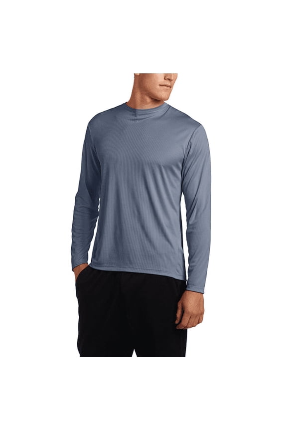 ASICS Men's Core Long Sleeve Slate Grey Top, Sz. X-Large