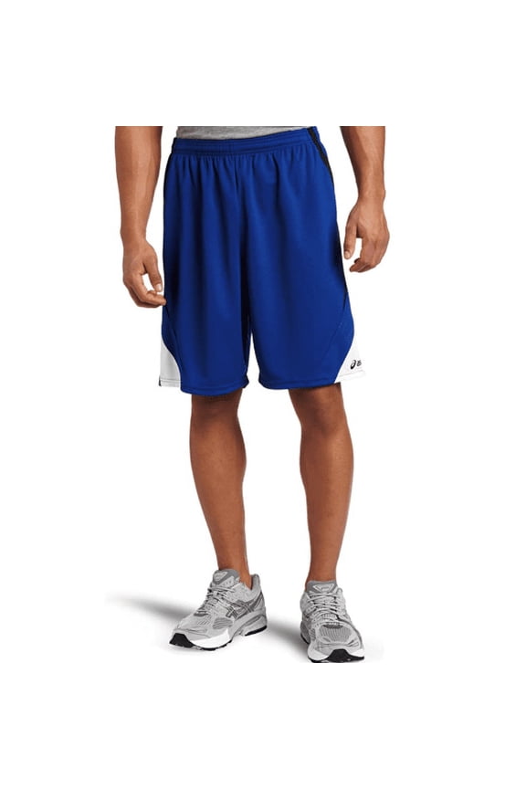 ASICS Men's Crosse 9" Royal/Black Shorts, Sz. 2XL