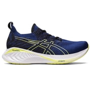 ASICS Mens Gel-Cumulus 25 Mesh Knit Shoes, US 9  Medium  DEEP Ocean/Glow Yellow