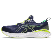 ASICS Men's Gel-Cumulus 25 Running Shoes, Size 9.5 US  Standard , Midnight/Cilantro