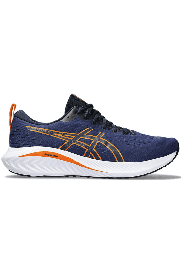 Men's Gel-Excite 10 Running Shoes, 8 US 4E ( EXTRA WIDE ), DEEP Ocean/Bright Orange
