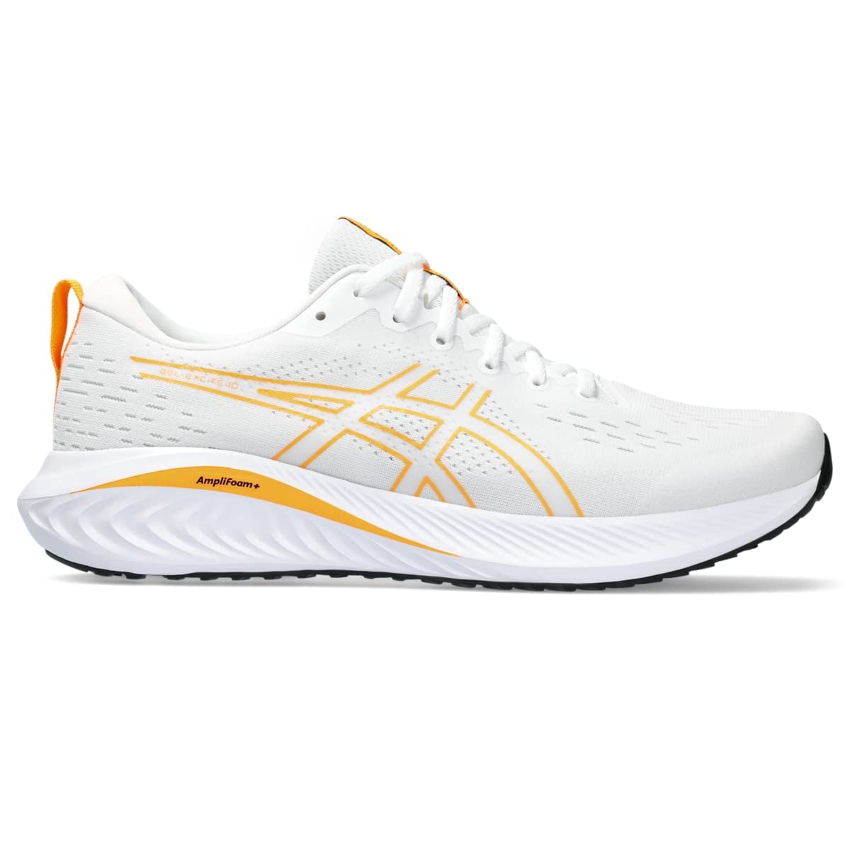 ASICS Men's Gel-Excite 10 Running Shoes, White/Orange Pop, US 11.5
