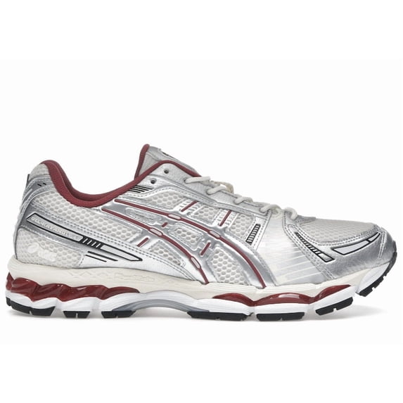 ASICS Men's Gel-Kayano 12.1 Silver Burgundy Running Shoes, from StockX