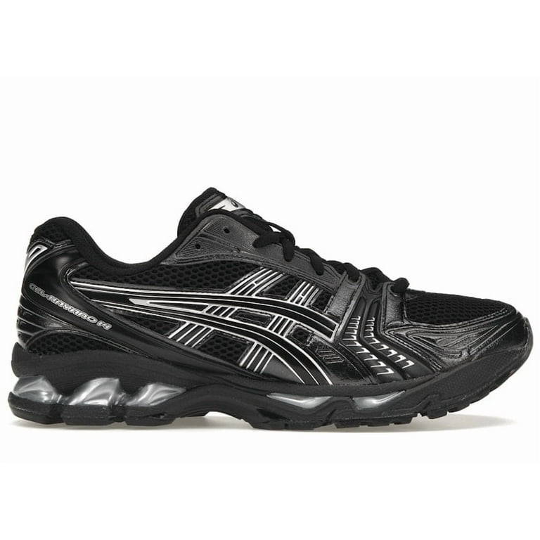 ASICS Men's Gel-Kayano 14 Black Pure Silver Running Shoes