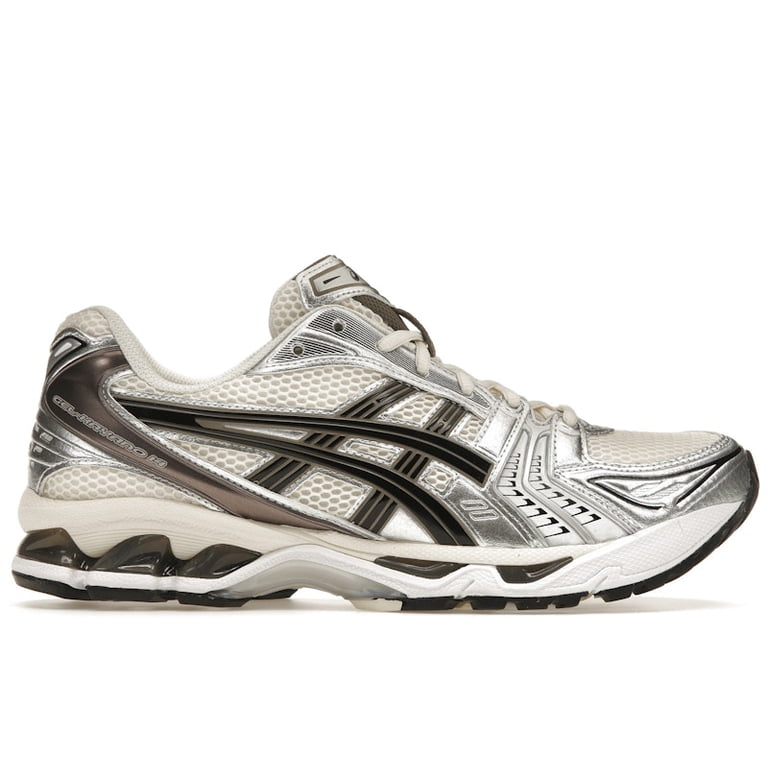 靴 asics GEL-KAYANO 14 Cream/Black 27cm ASICS Men's Gel-Kayano 14 Cream Black Metallic Plum Running Shoes